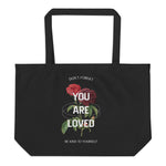 UFS You Are Loved Large Organic Tote Bag